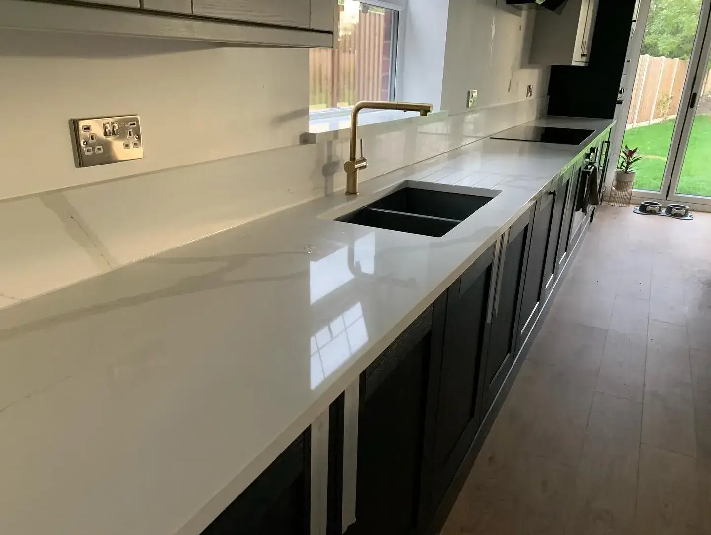 Modern Kitchen With Sleek Countertops